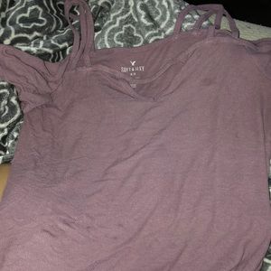 American Eagle Purple Comfy shirt